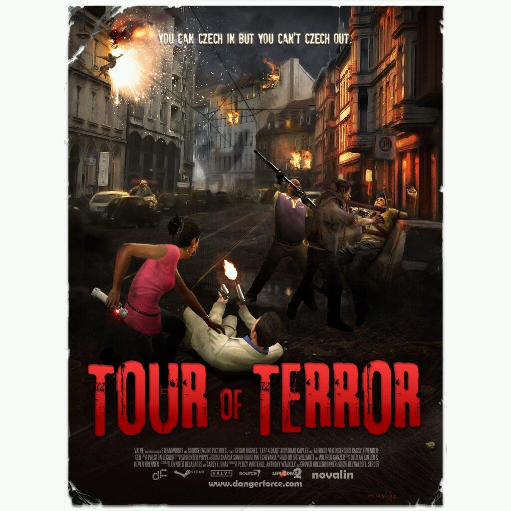 Постер кампании Tour of Terror для Left 4 Dead 2