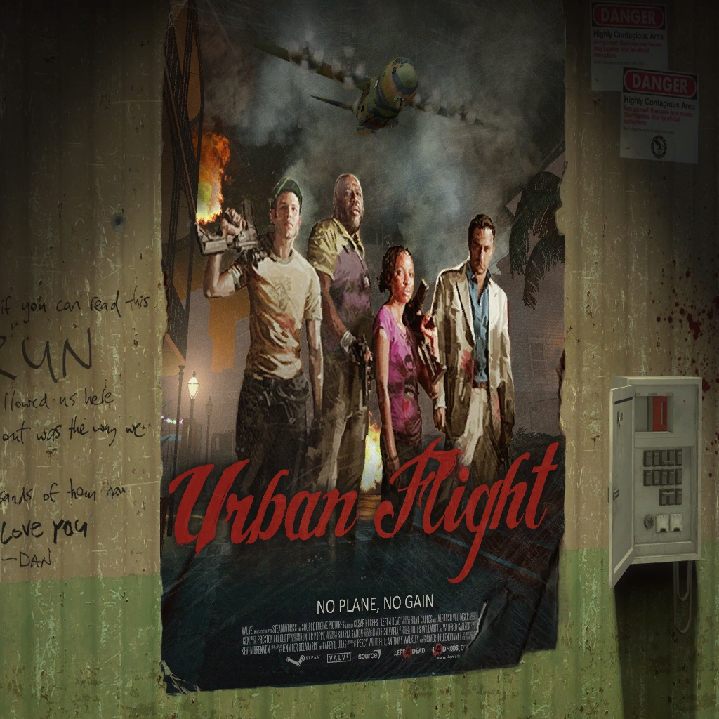 Постер кампании Urban Flight для Left 4 Dead 2