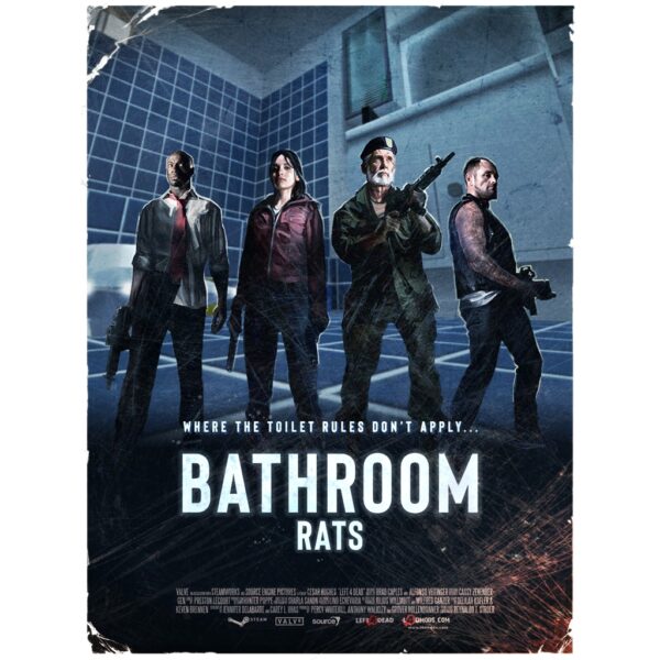 Постер кампании Bathroom RATS - CS 1.6 для Left 4 Dead 2