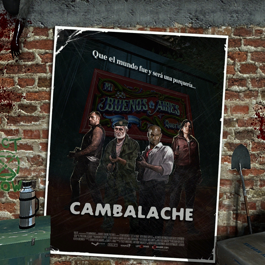 Постер кампании Left 4 Dead 2 - Cambalache - Buenos Aires